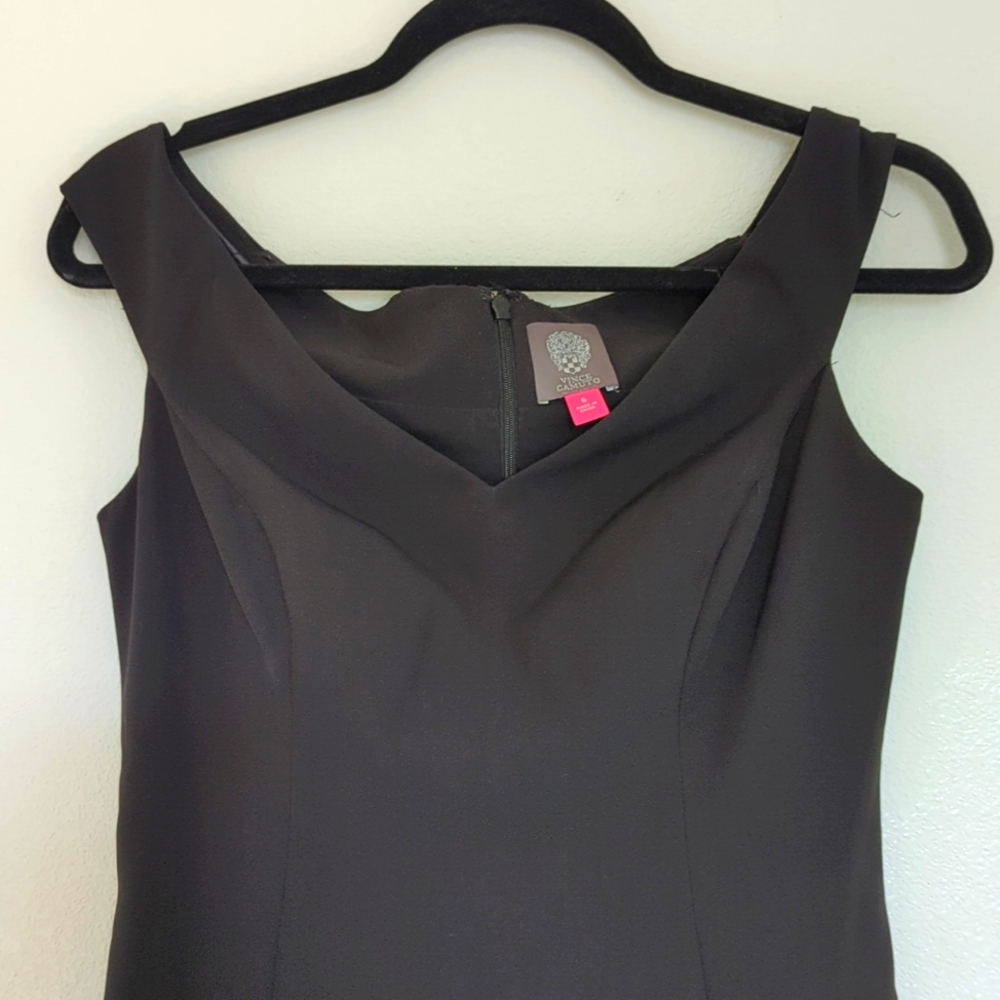 Vince Camuto Off-Shoulder Evening Gown | Black | Size 6